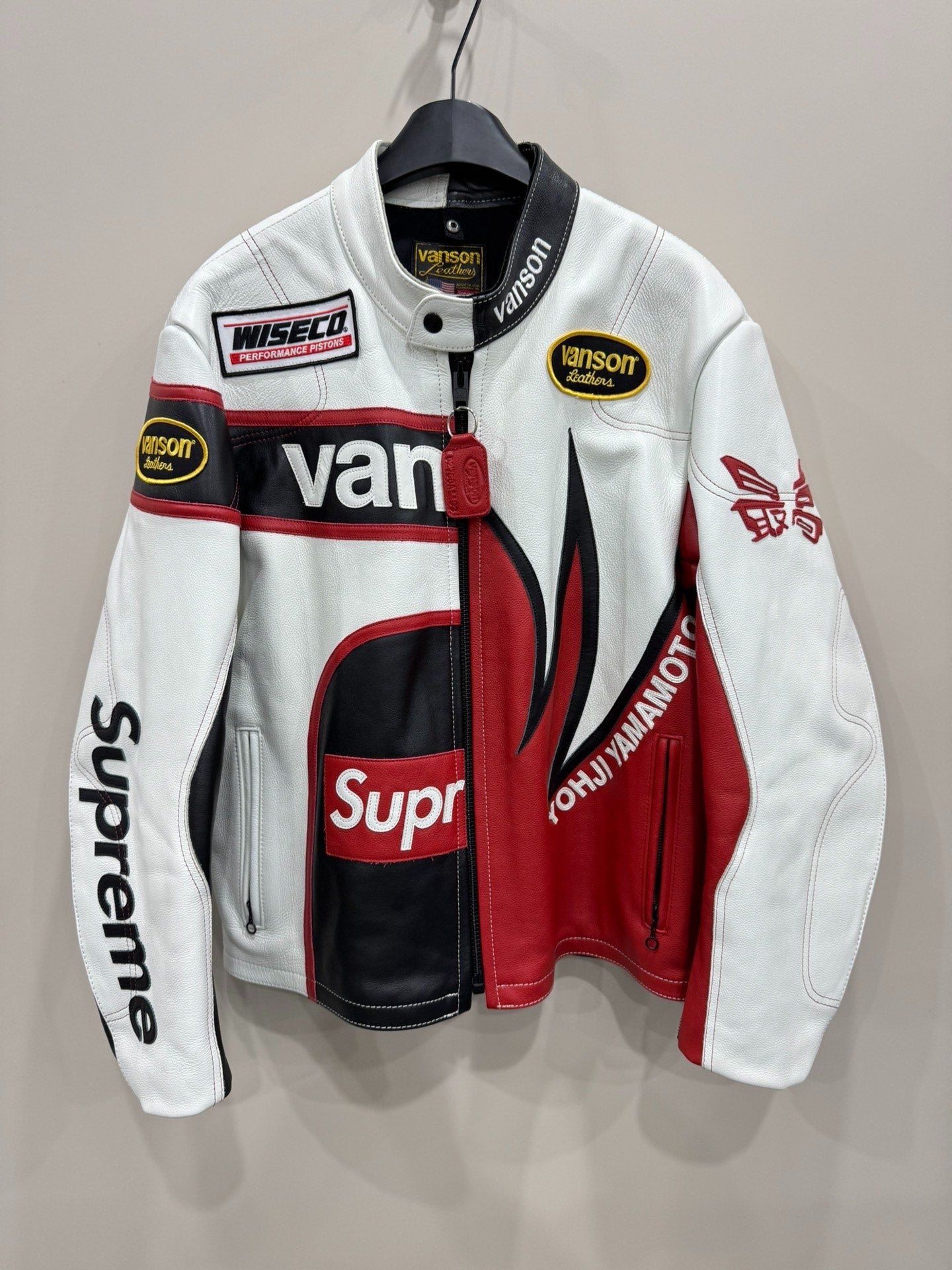 Yohji Yamamoto Supreme Vanson Motorcycle Jacket XL