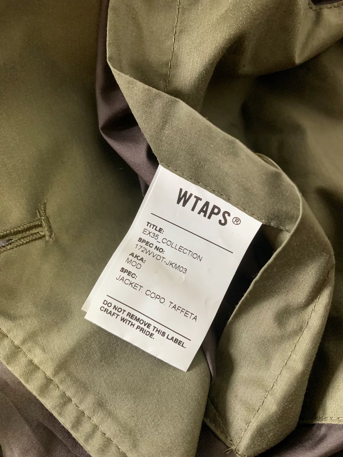 WTAPS 17aw Modjacket JKM03 Parka
