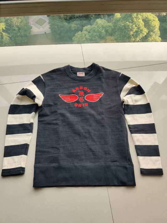 realmccoy knitted sweatshirt motorcycle style