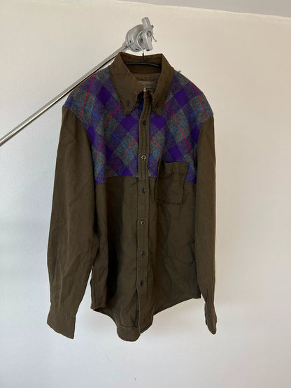 Yohji Yamamoto Wool Blend Shirt with Fringe