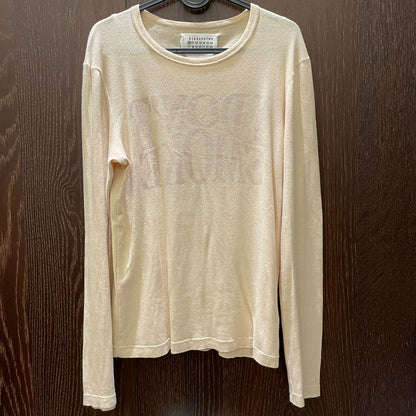 martin margiela long sleeve fitted top