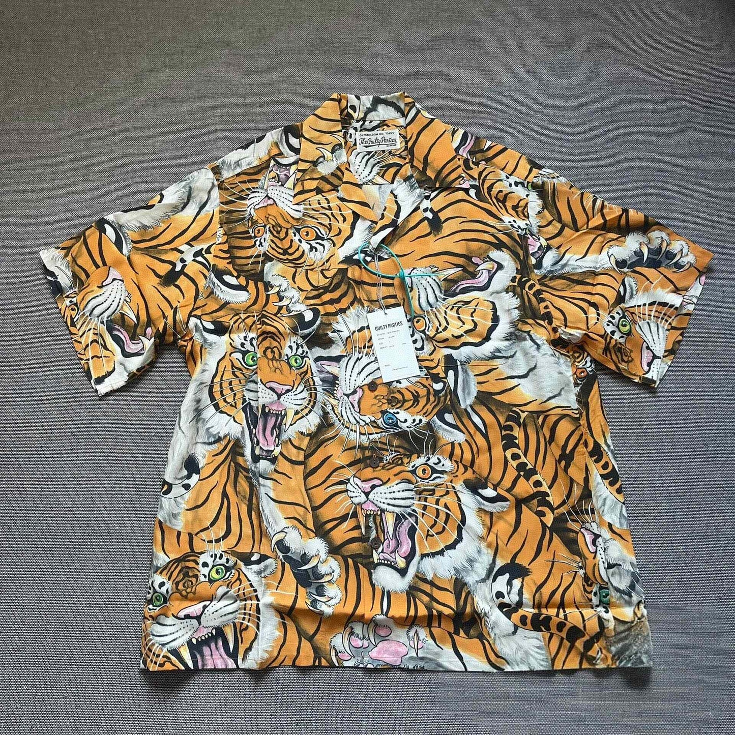 Wacko Maria x Tim Lehi Tiger Hawaiian Shirt