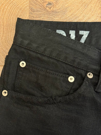 VISVIM 20SS Distressed Black Jeans