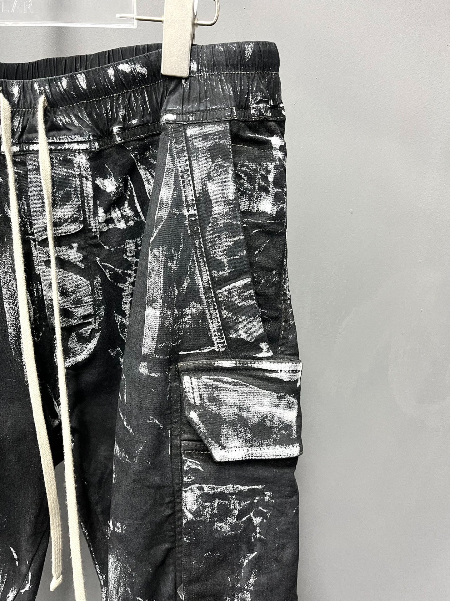 Rick Owens 21FW Painted Cargo Pants