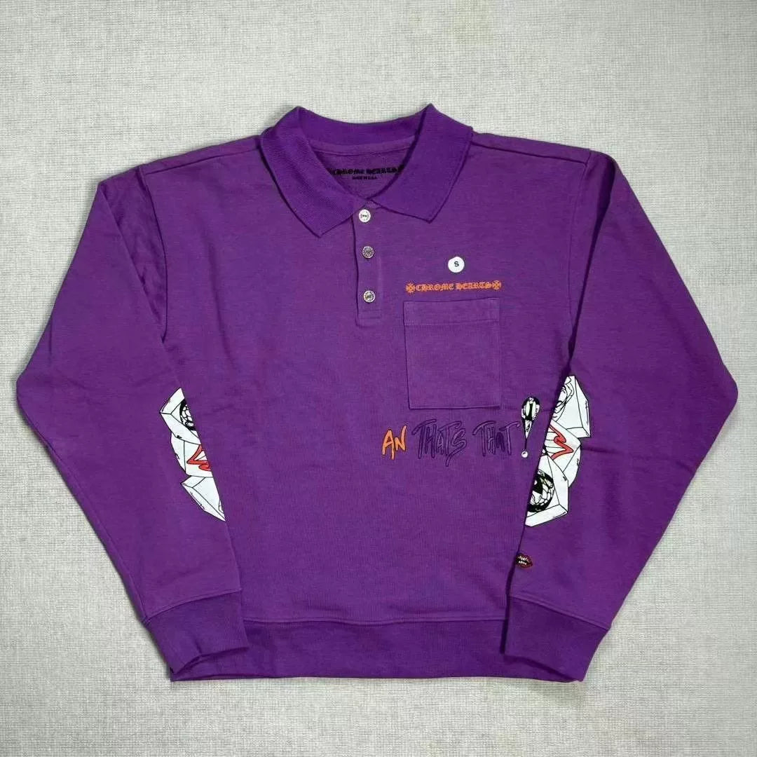 Chrome Hearts Mattyboy Purple Graffiti Sweatshirt