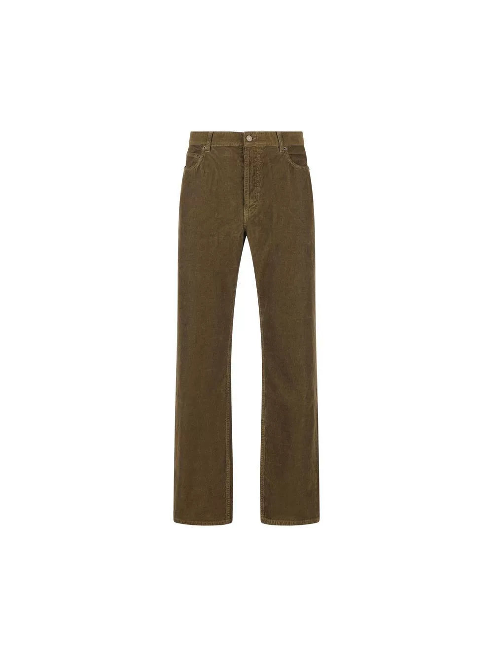 Saint Laurent Olive Corduroy Pants