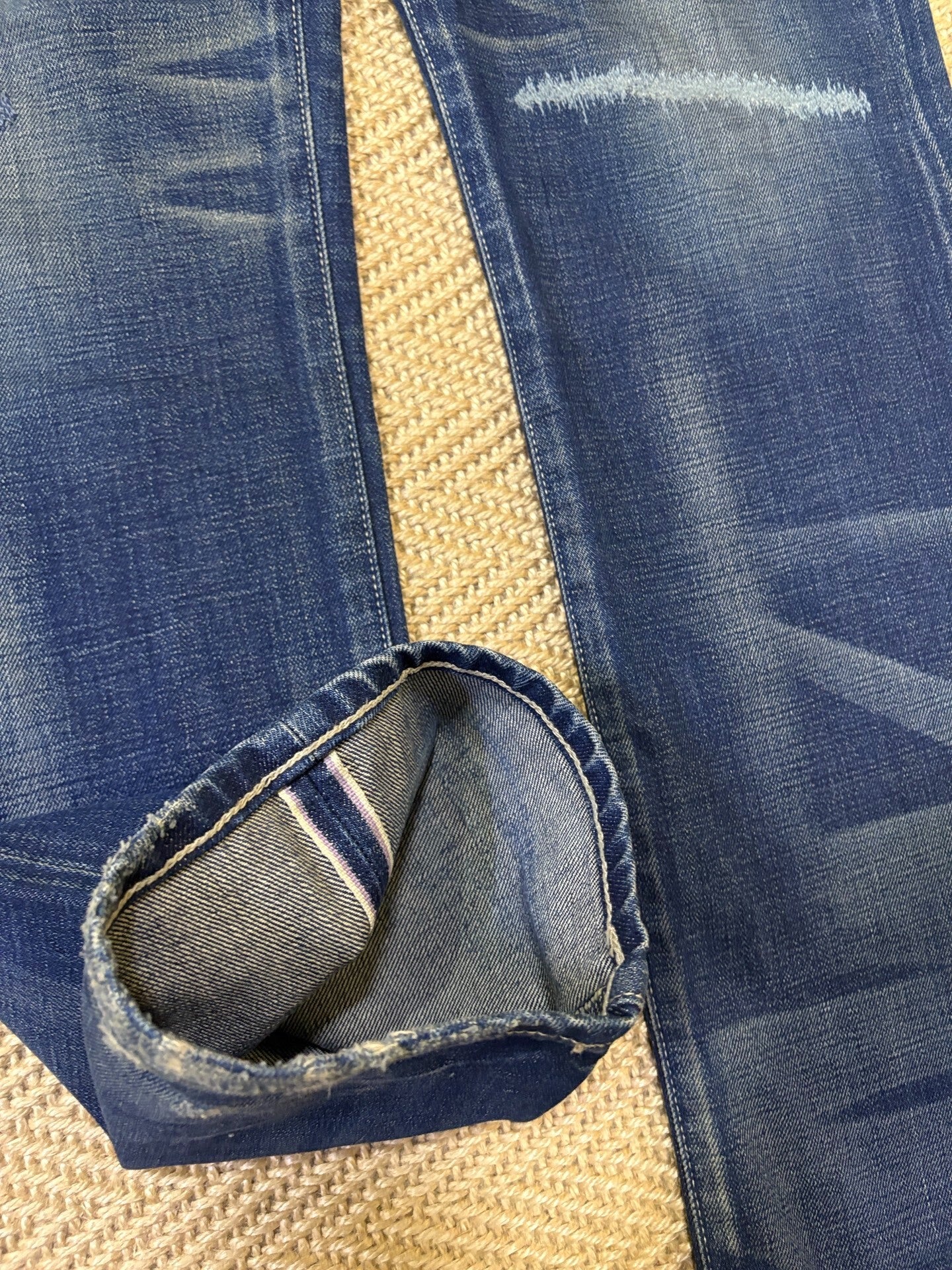 Neighborhood 07 SCAB Distressed Denim Jeans