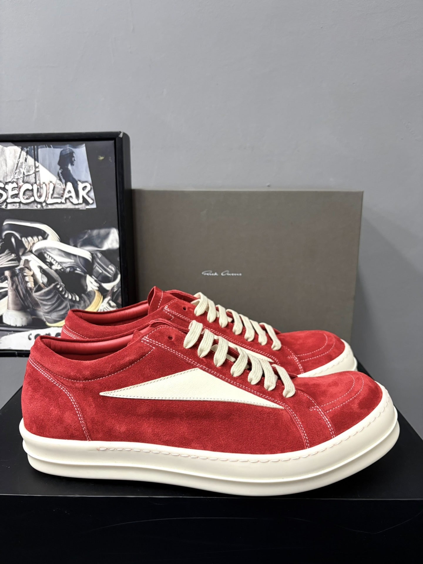 Rick Owens 26SS Red Suede Limited