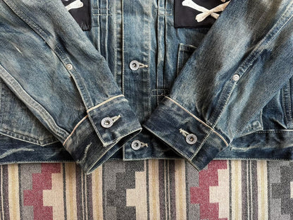 neighborhood x mr.porter savage denim jacket