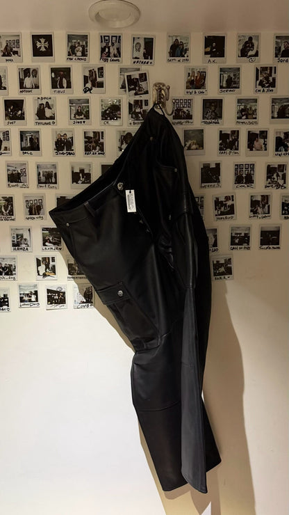 Chrome Hearts Leather Cargo Pants