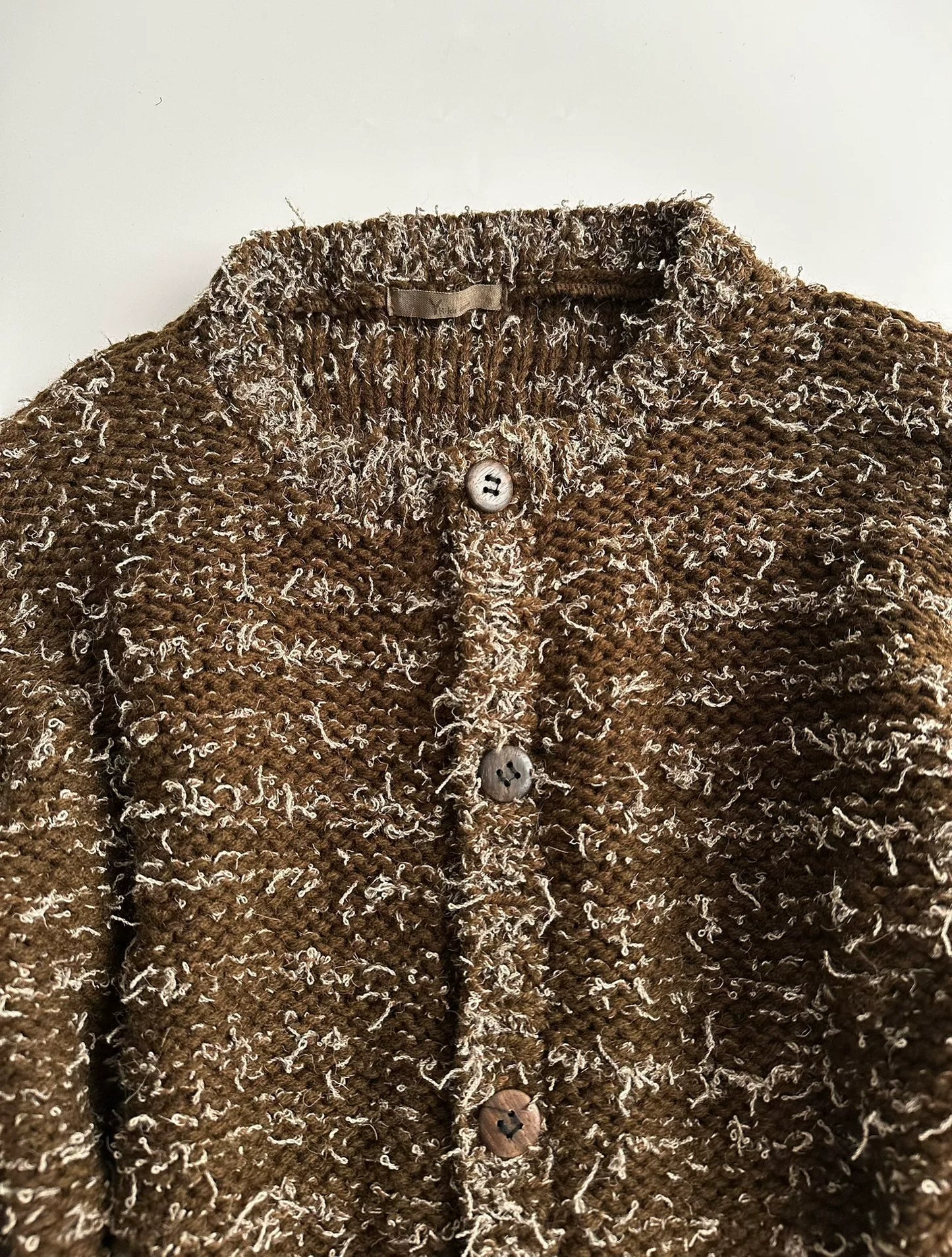 Y's for Men Snowflake Knit Cardigan