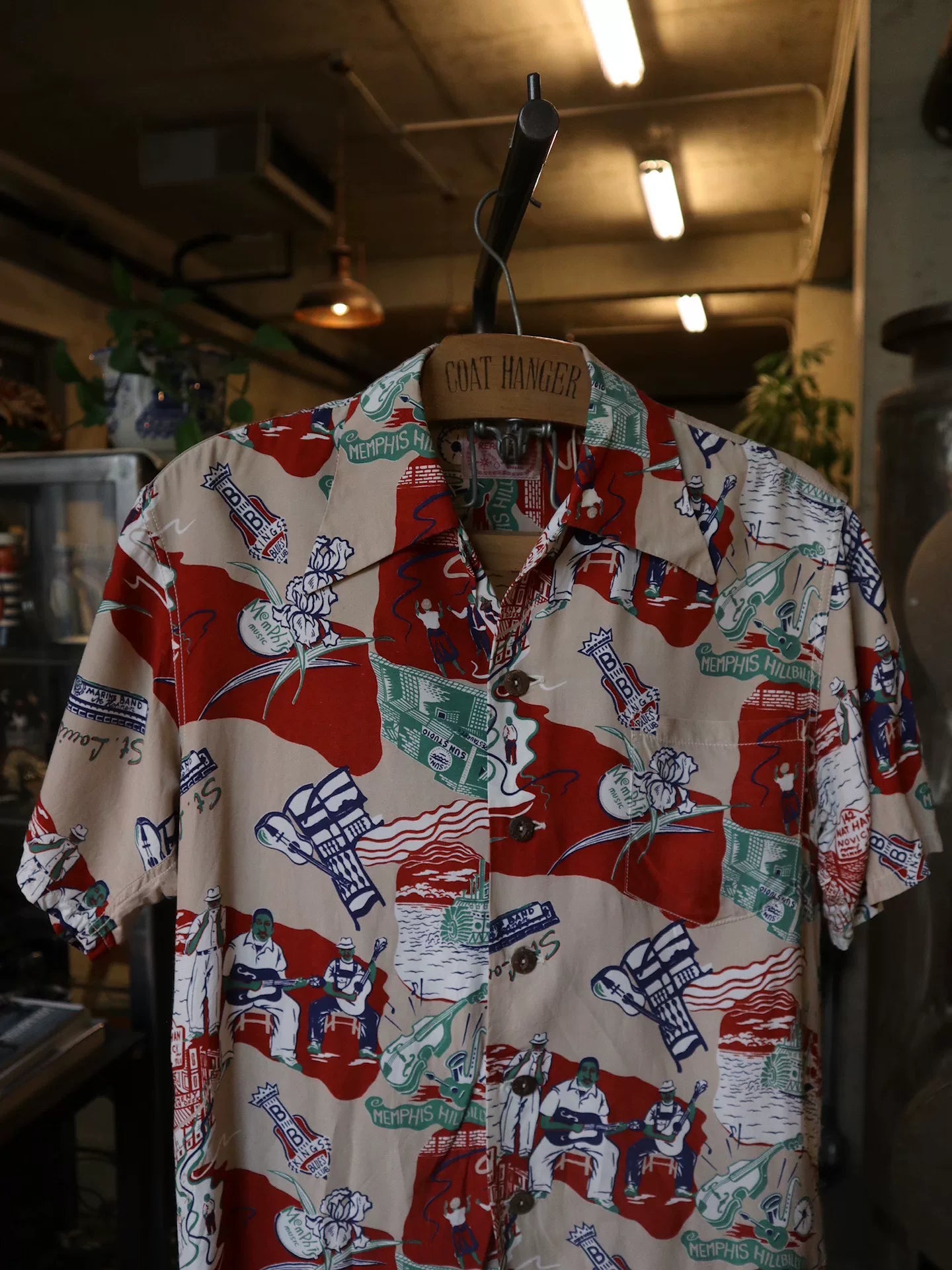 Real Mccoy Blues Club Cuban Shirt