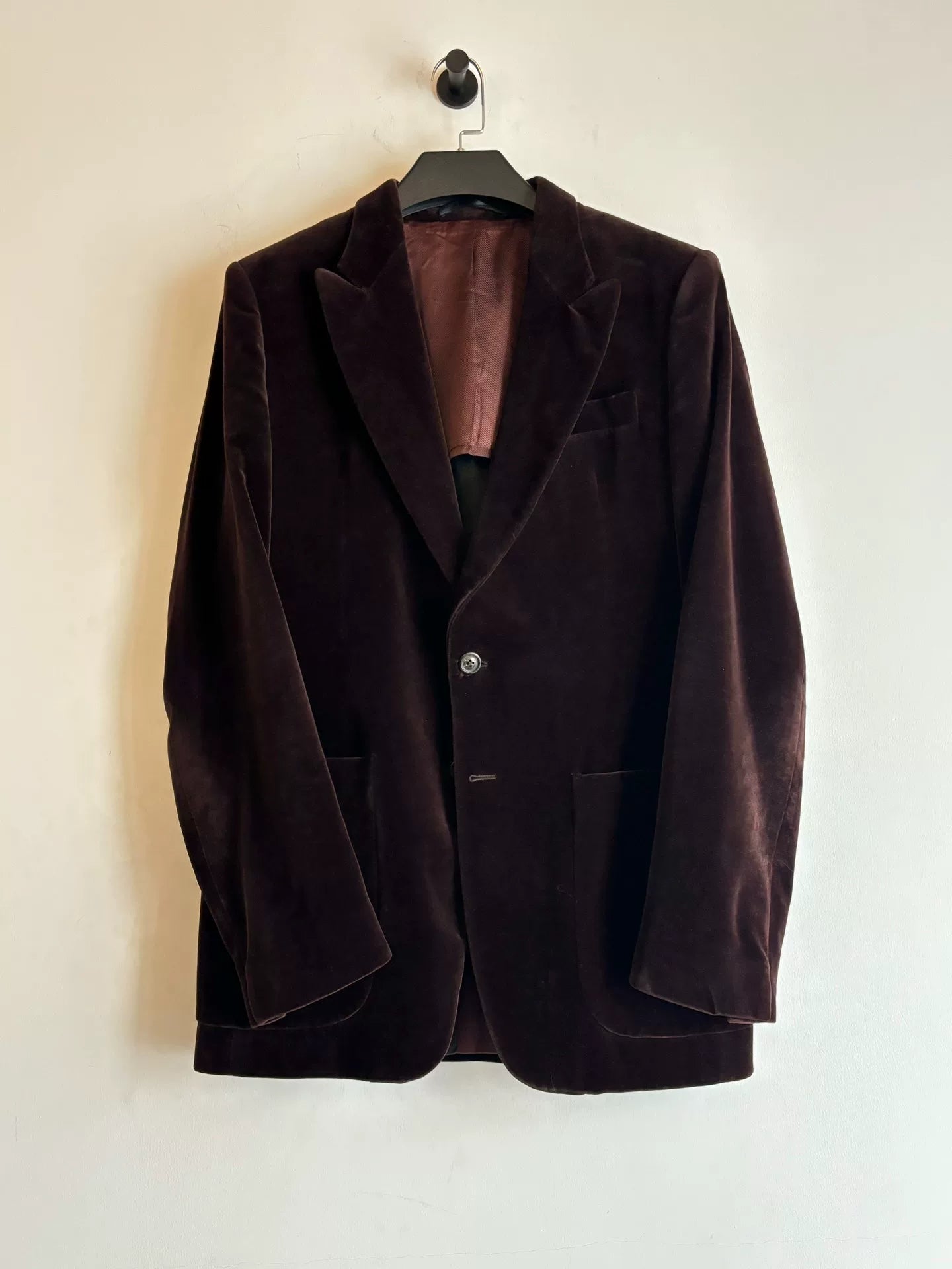 maison martin margiela velvet suit jacket