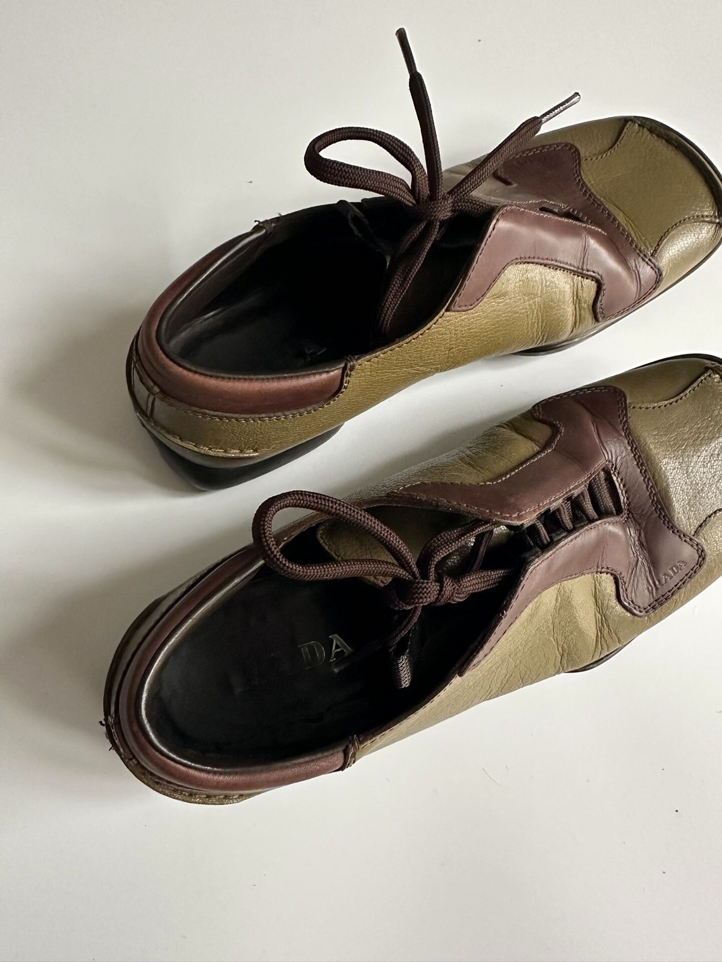 PRADA Leather Sport Sneakers Size 8