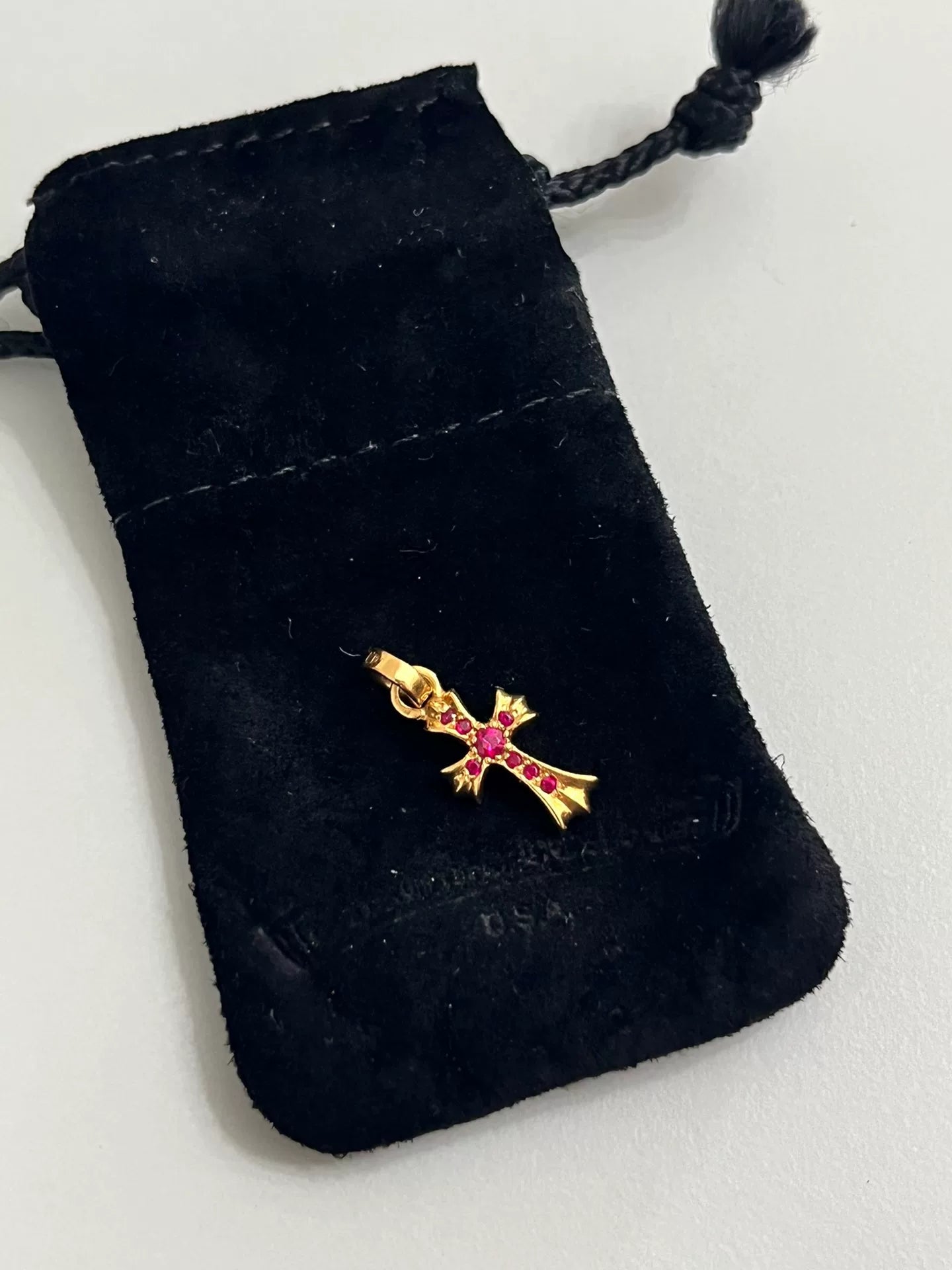 Chrome Hearts Babyfat Ruby Pendant