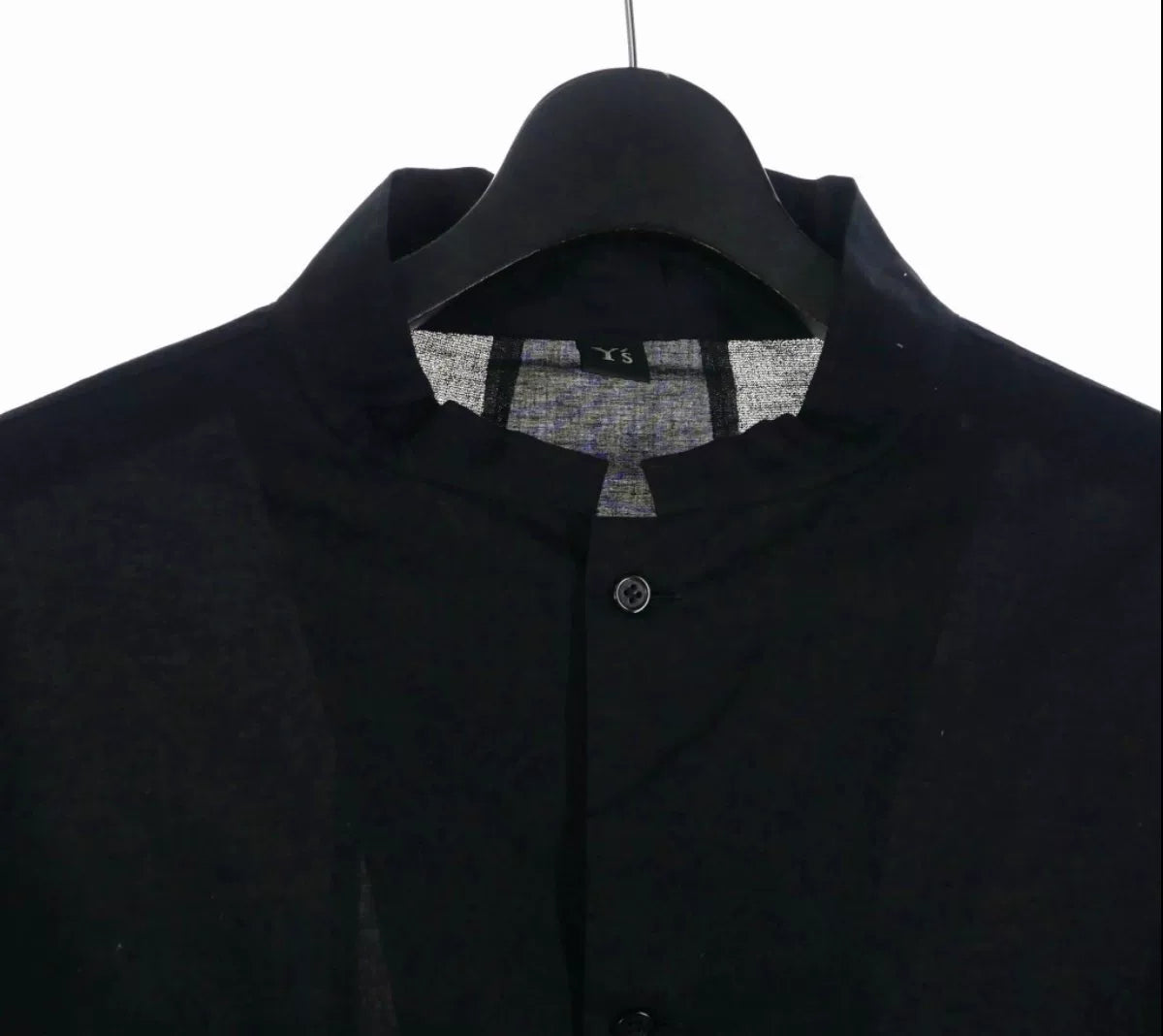 Black Long Sleeve Button-Up Shirt