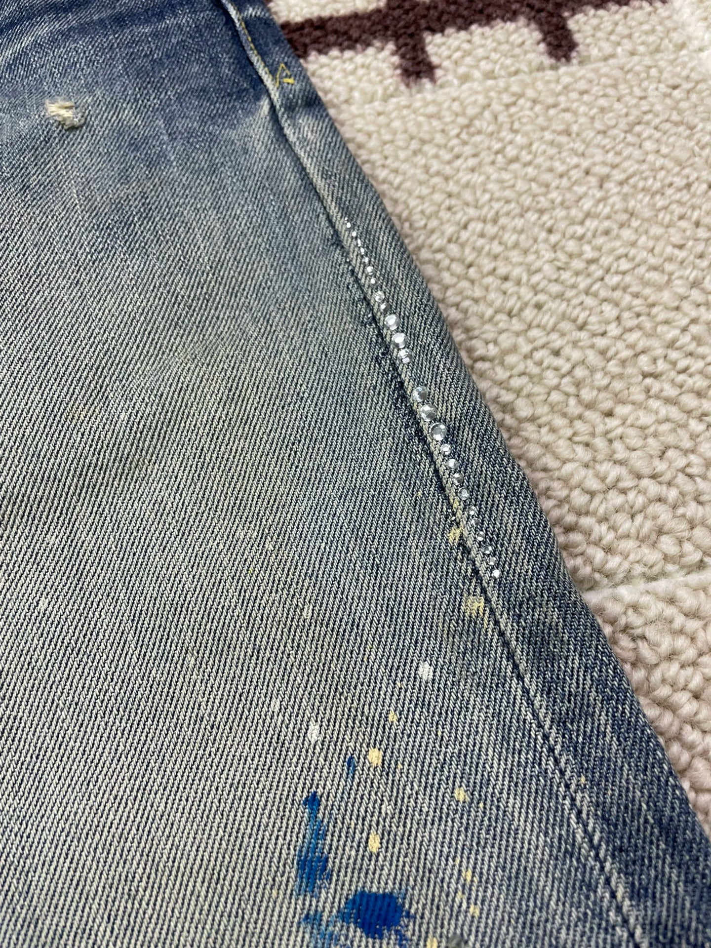Vanquish & Fragment Distressed Denim Jeans