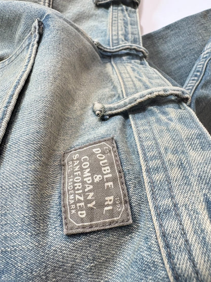 RRL Double RL Vintage Oiled Distressed Jeans