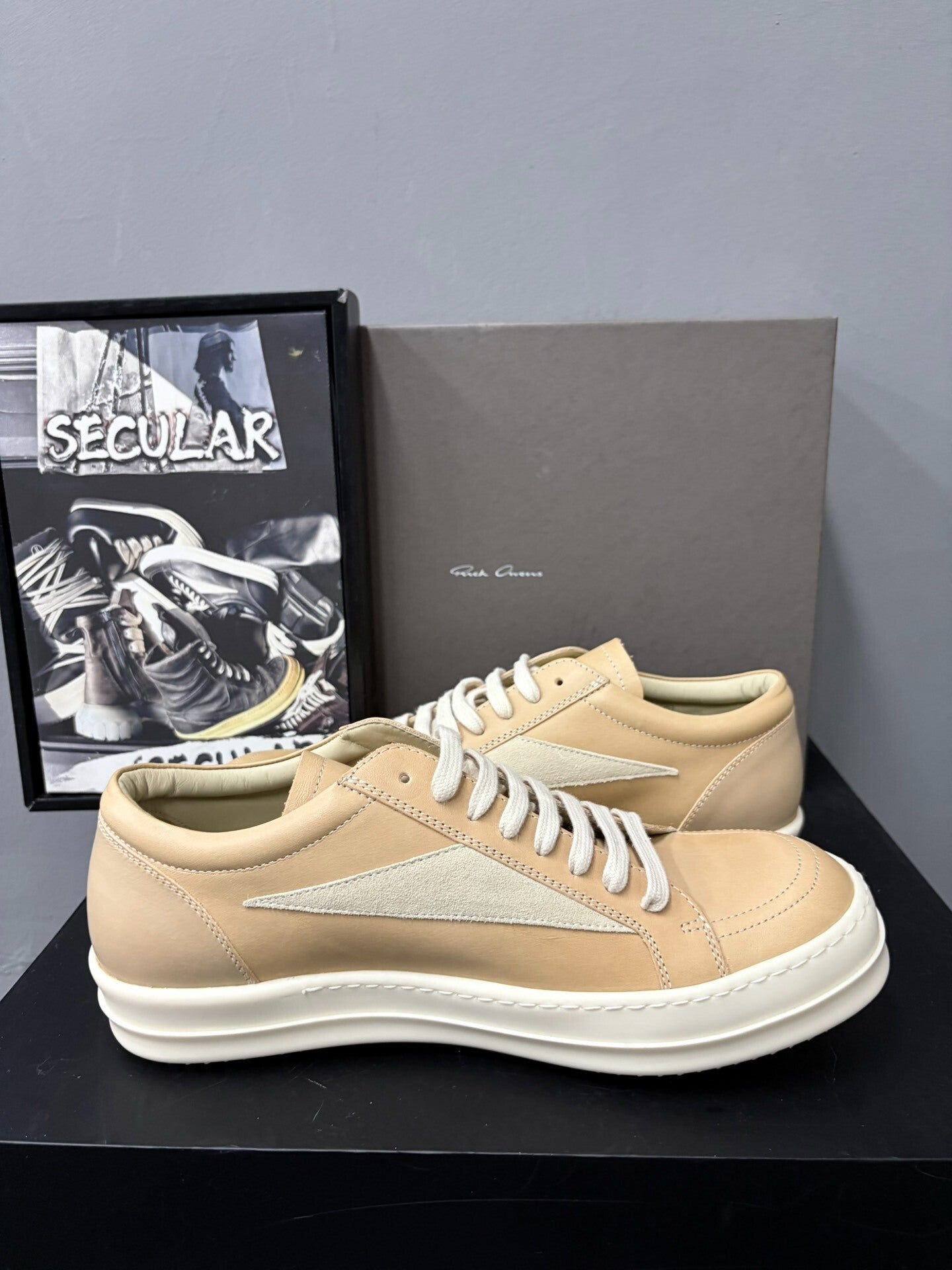 Rick Owens Vans 25FW Milk Yellow