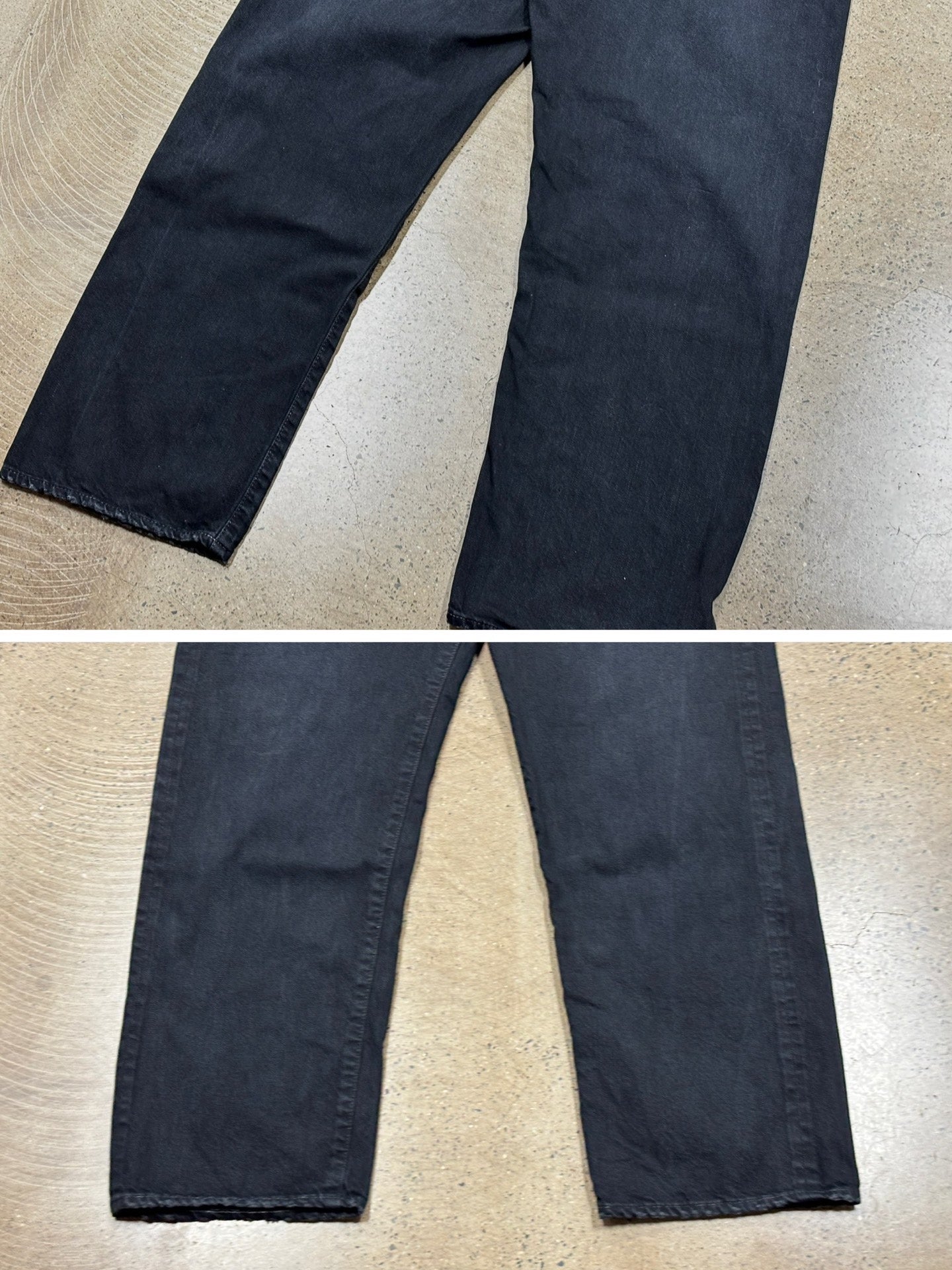 A.presse 25ss Washed Wide Denim Pants