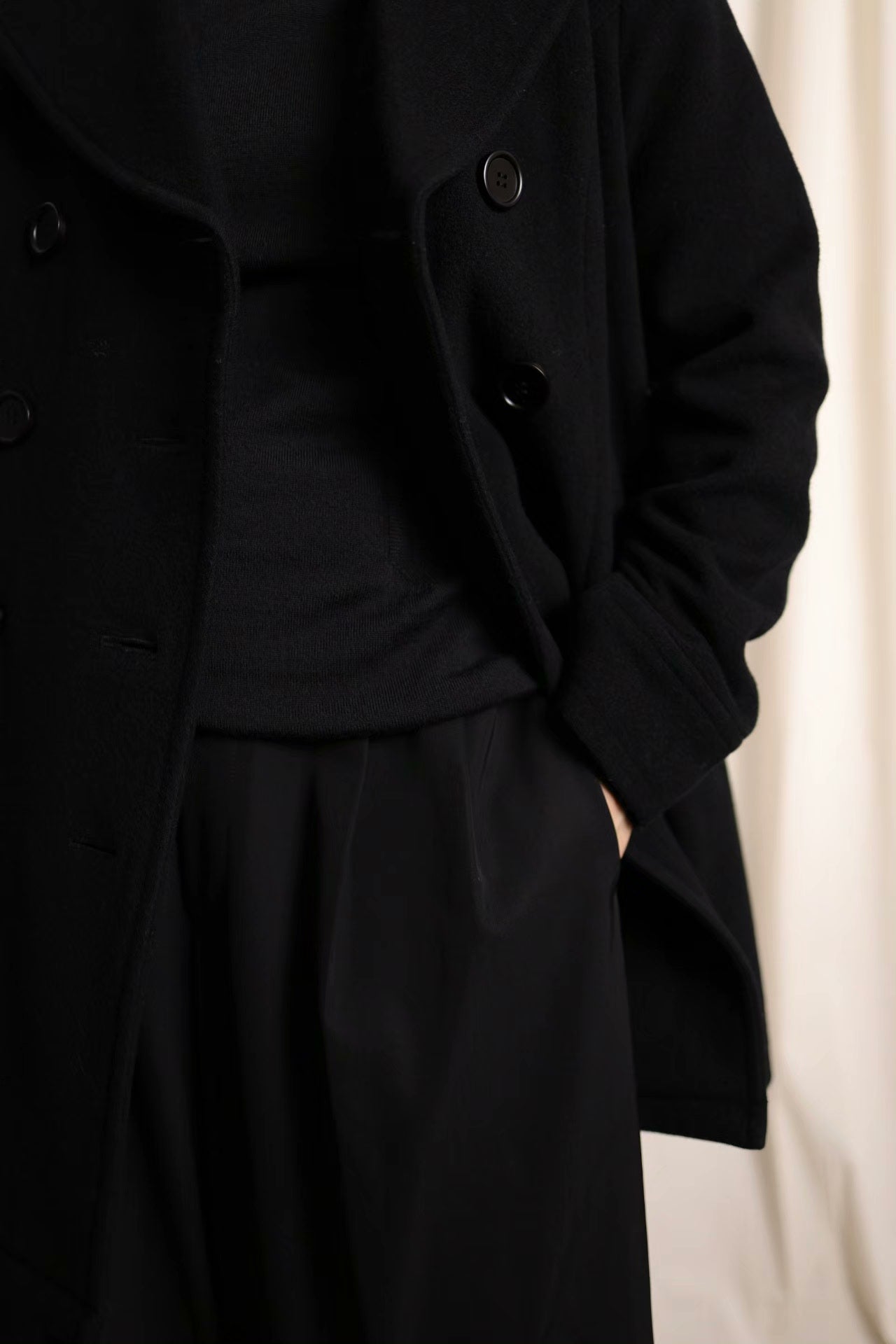 Workshop by Yohji 1980s Double-Breasted Coat