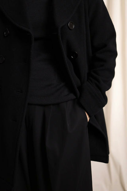 Workshop by Yohji 1980s Double-Breasted Coat