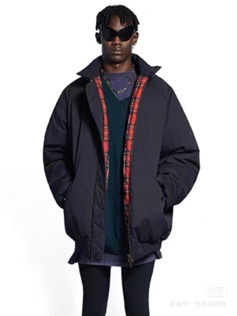 Balenciaga Harrington Jacket with Red Lining