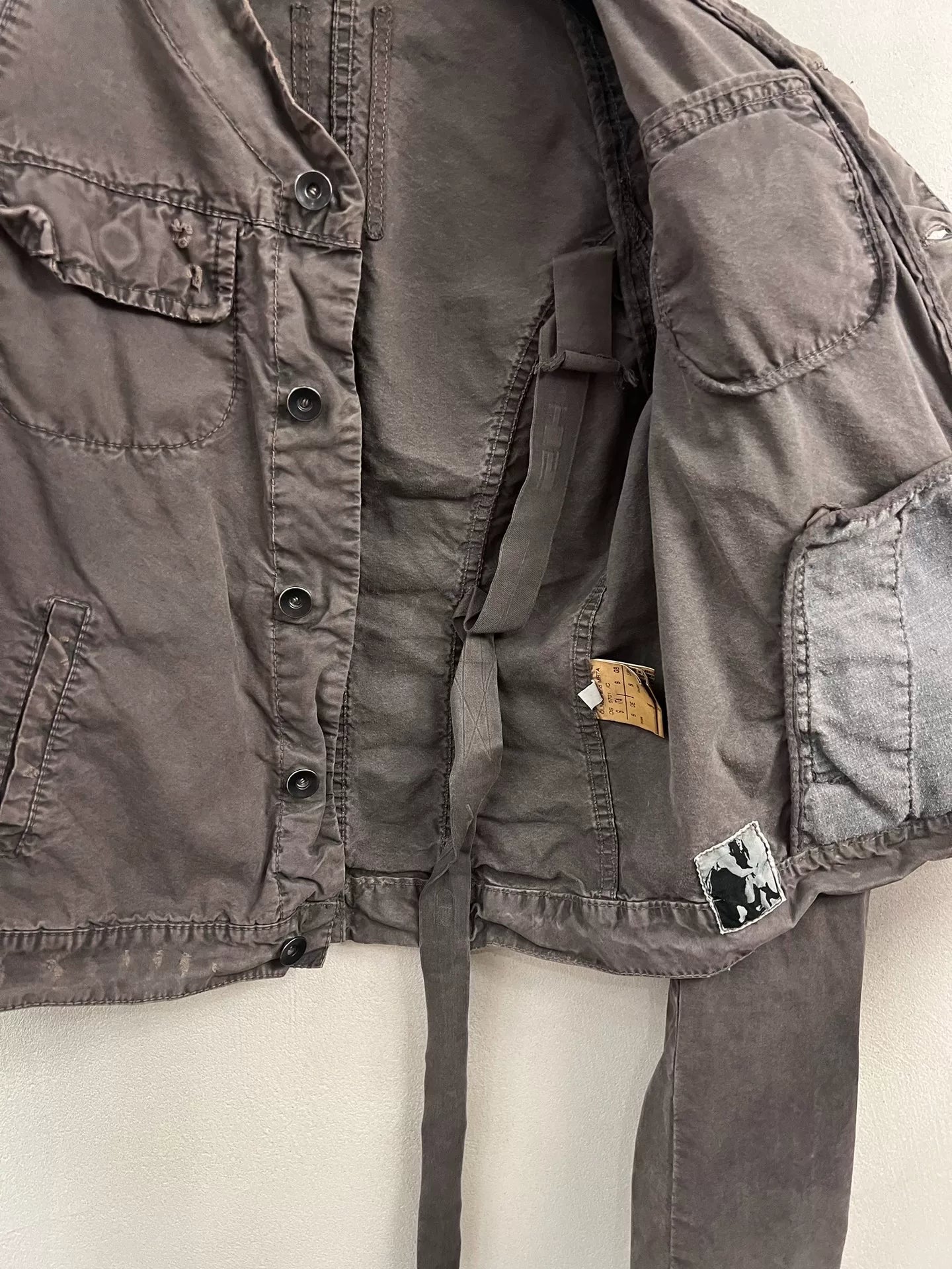 Rick Owens Gray Jacket OLMAR and MIRTA