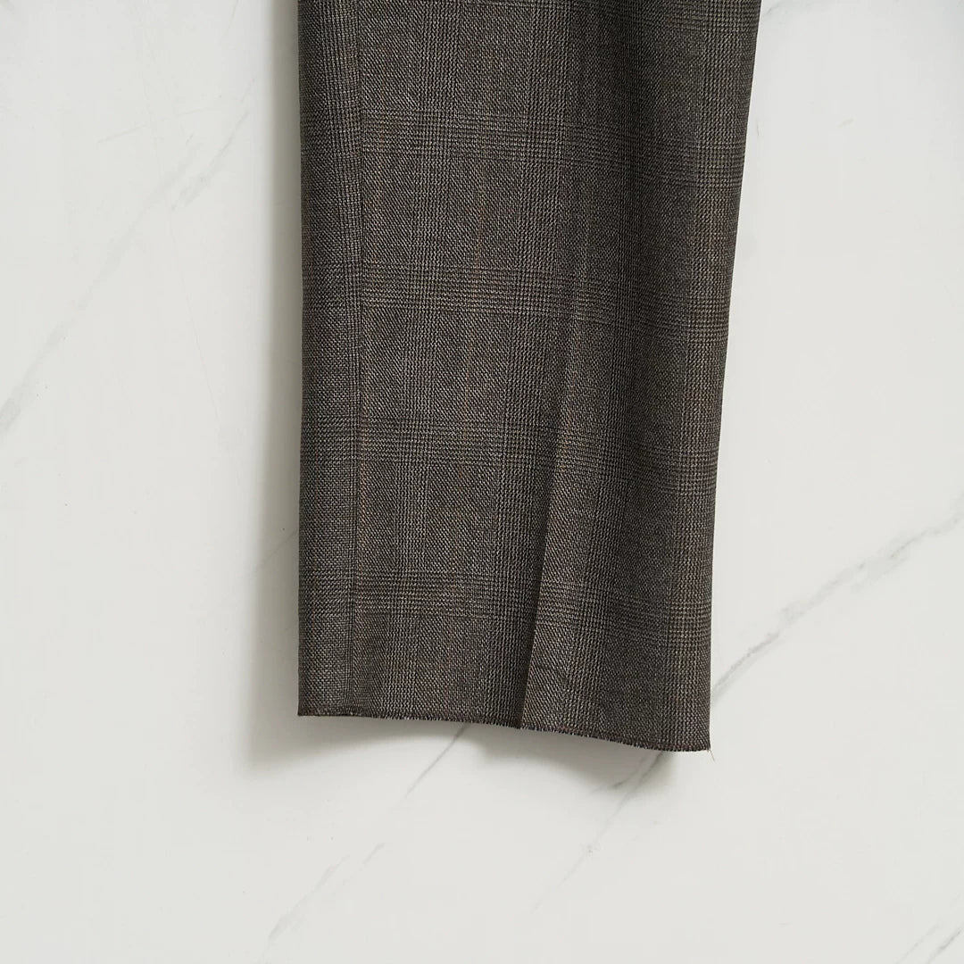 Saint Laurent Men's Checkered Drawstring Pants