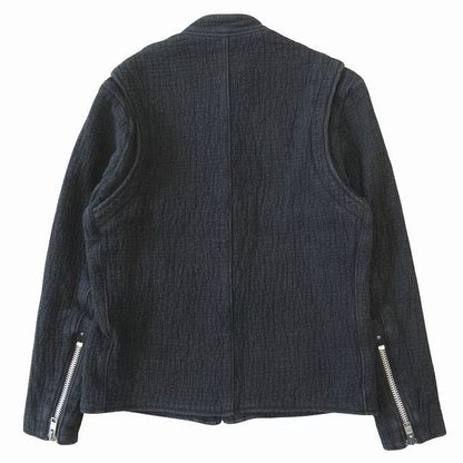 Porter Classic x WOLFS HEAD Sashiko Biker Jacket