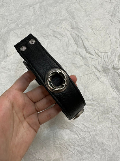 Chrome Hearts Vine Carved Leather Belt