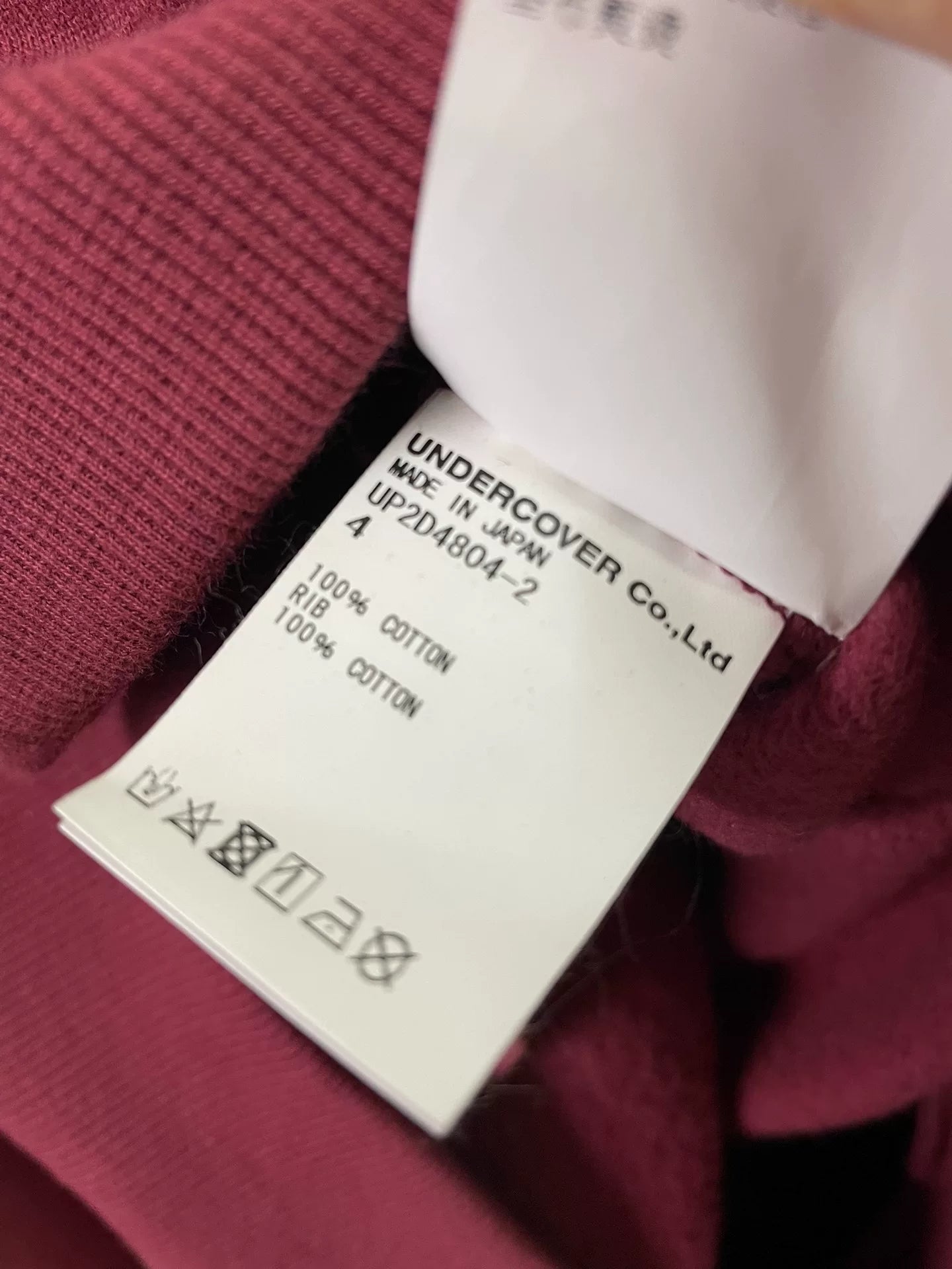 UNDERCOVER 24AW U Thorn Print Crewneck