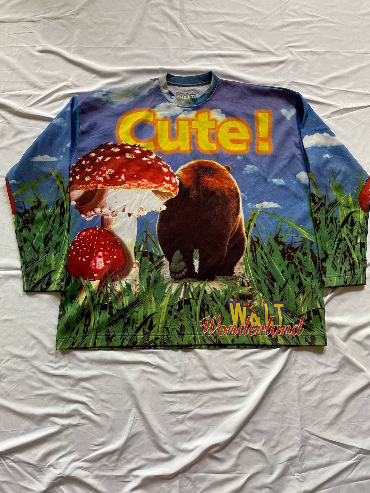 cute print long sleeve shirt by walter van beirendonck