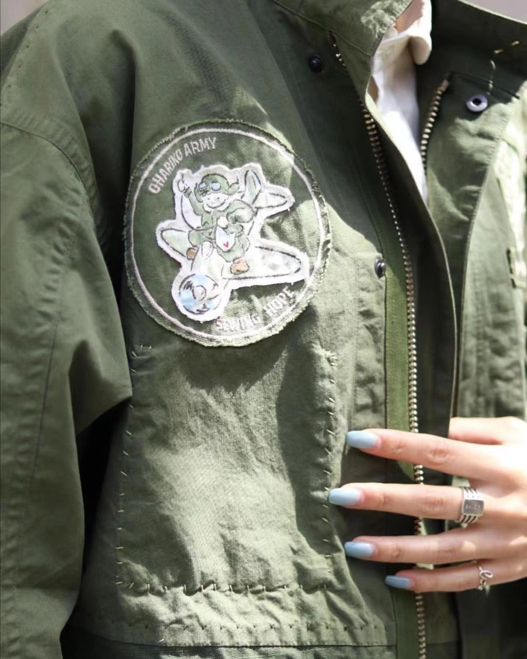 Porter Classic OHARIKO ARMY Patchwork Jacket