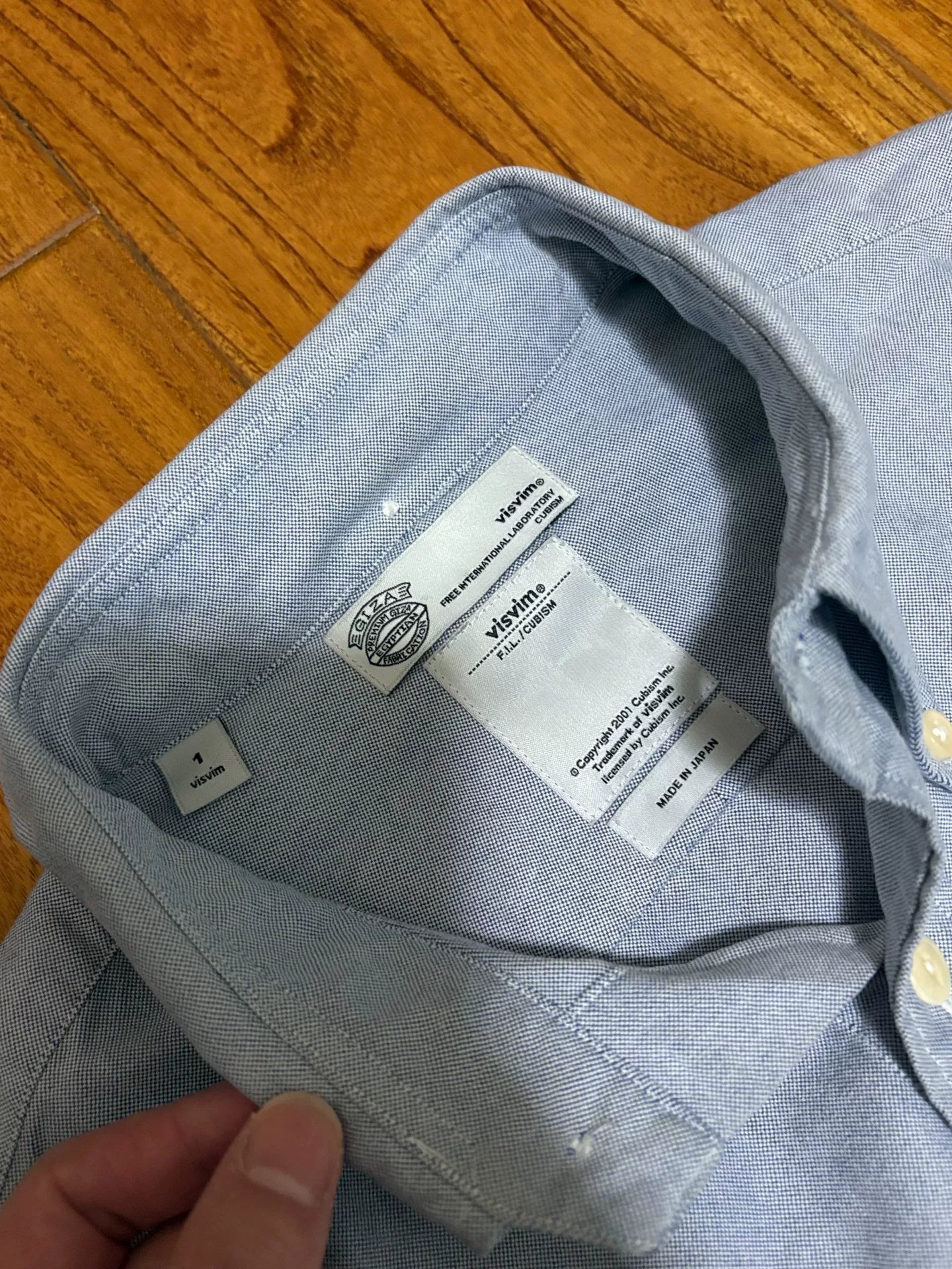 VISVIM 15AW Pocket Embroidery Long-Sleeve Shirt