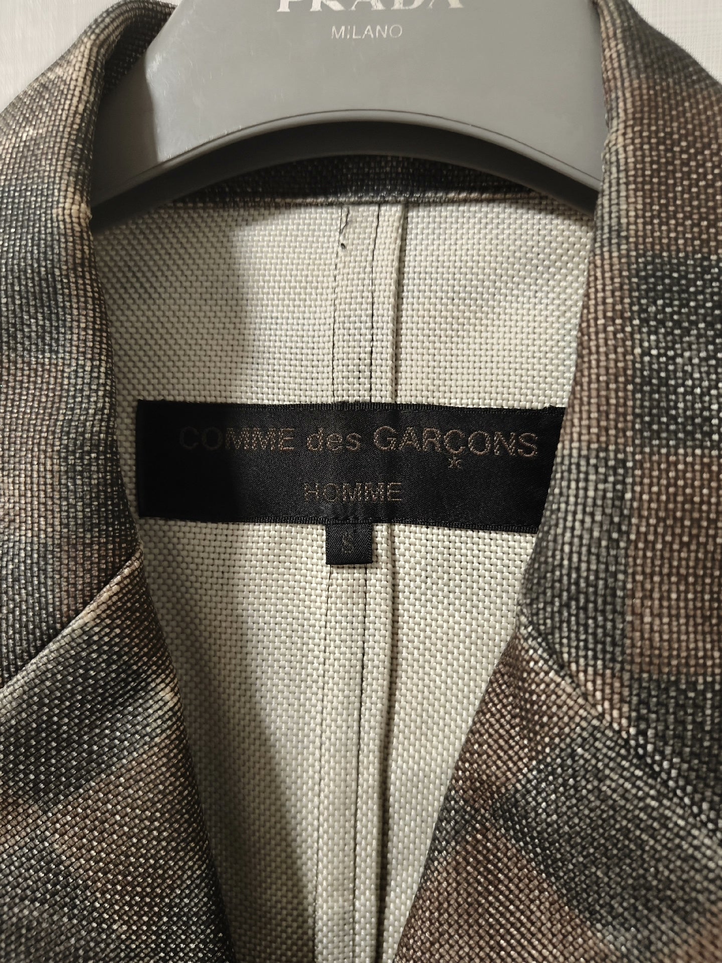 Comme des Garçons 02AW Checkered Suit Jacket