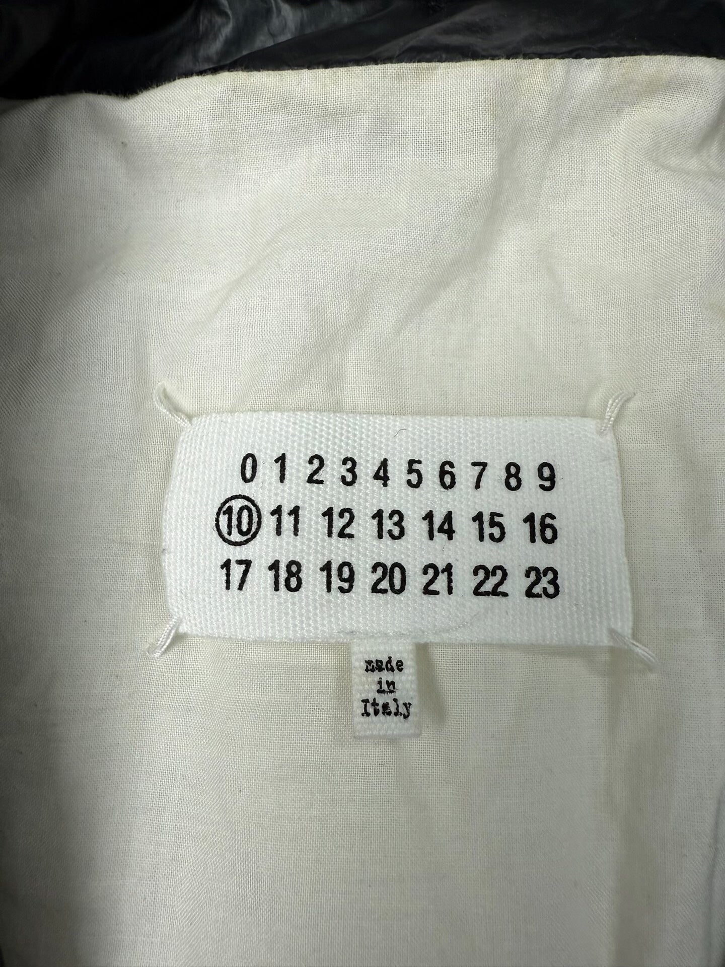 Maison Margiela Black Puffer Vest