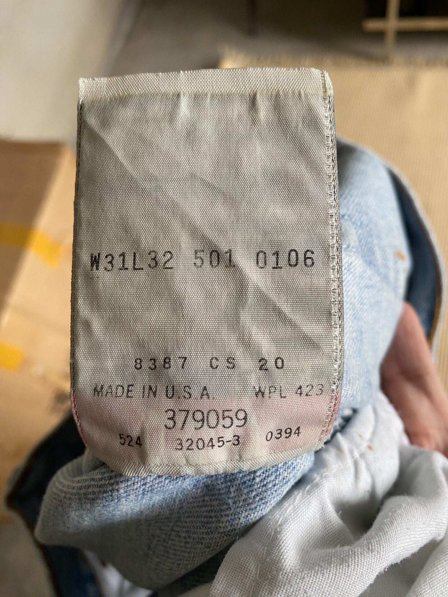 Vintage Levi's 501 90s Jeans