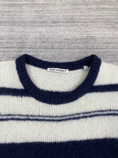 Our Legacy Black and White Striped Sweater