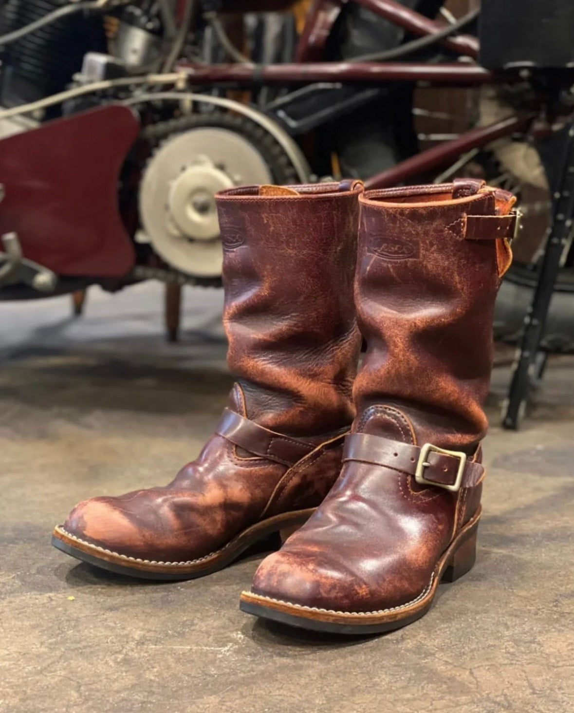 Wesco Boss Double Strap Engineer Boots