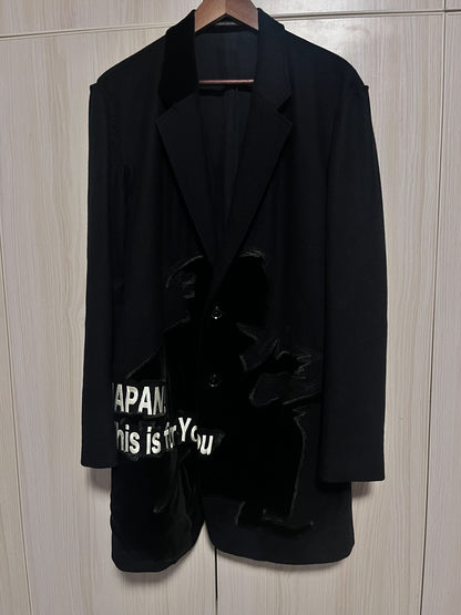 Yohji Yamamoto Velvet Samurai Suit