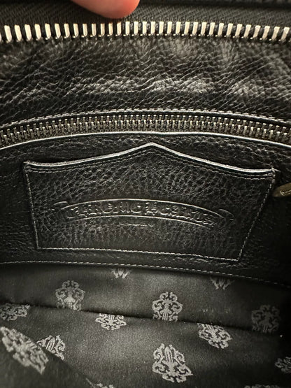 Chrome Hearts Black Sword Zipper Clutch