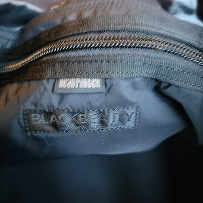 HEAD PORTER Black Polka Dot Tote Bag