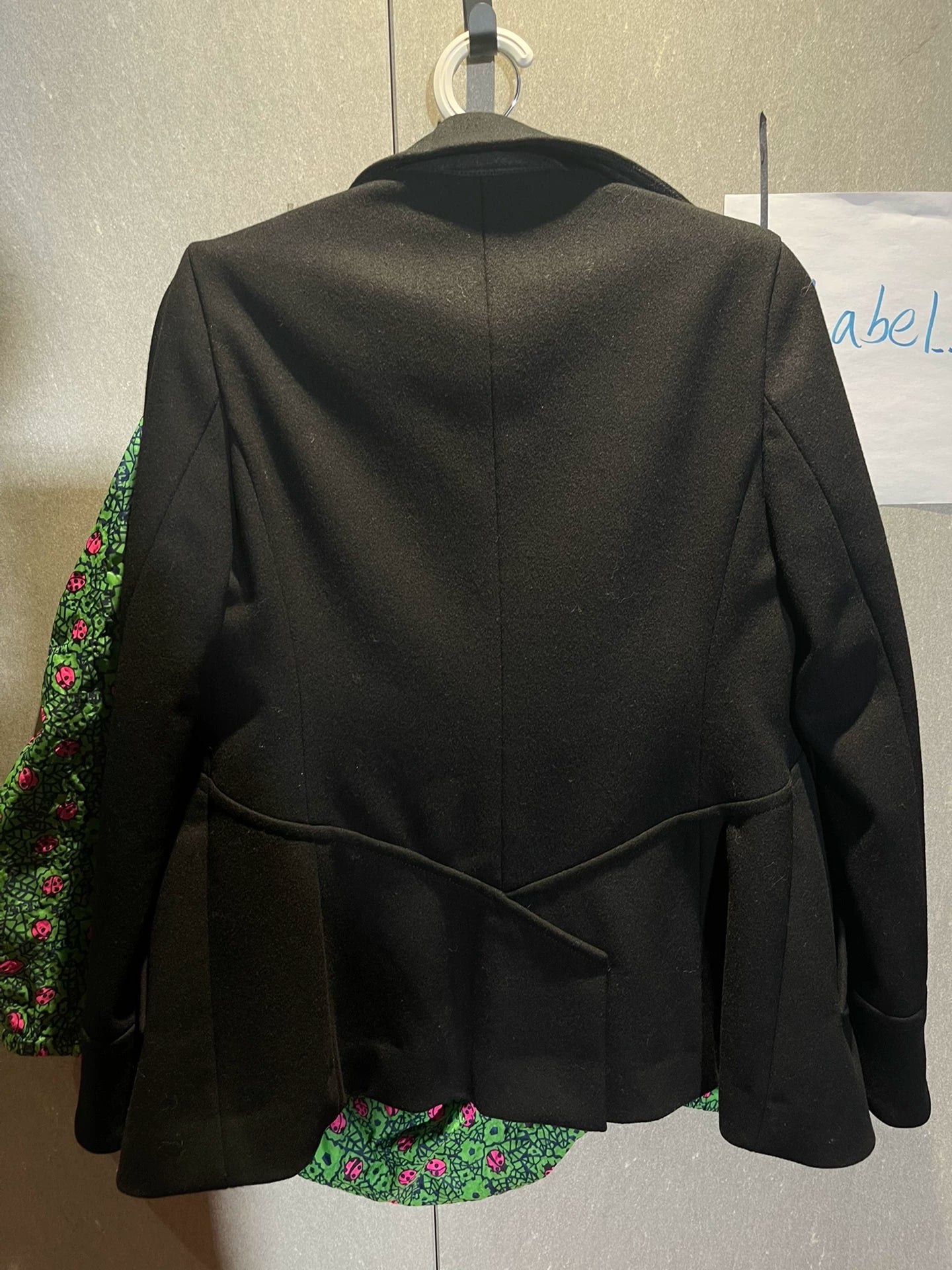 stylish black blazer by hussein chalayan