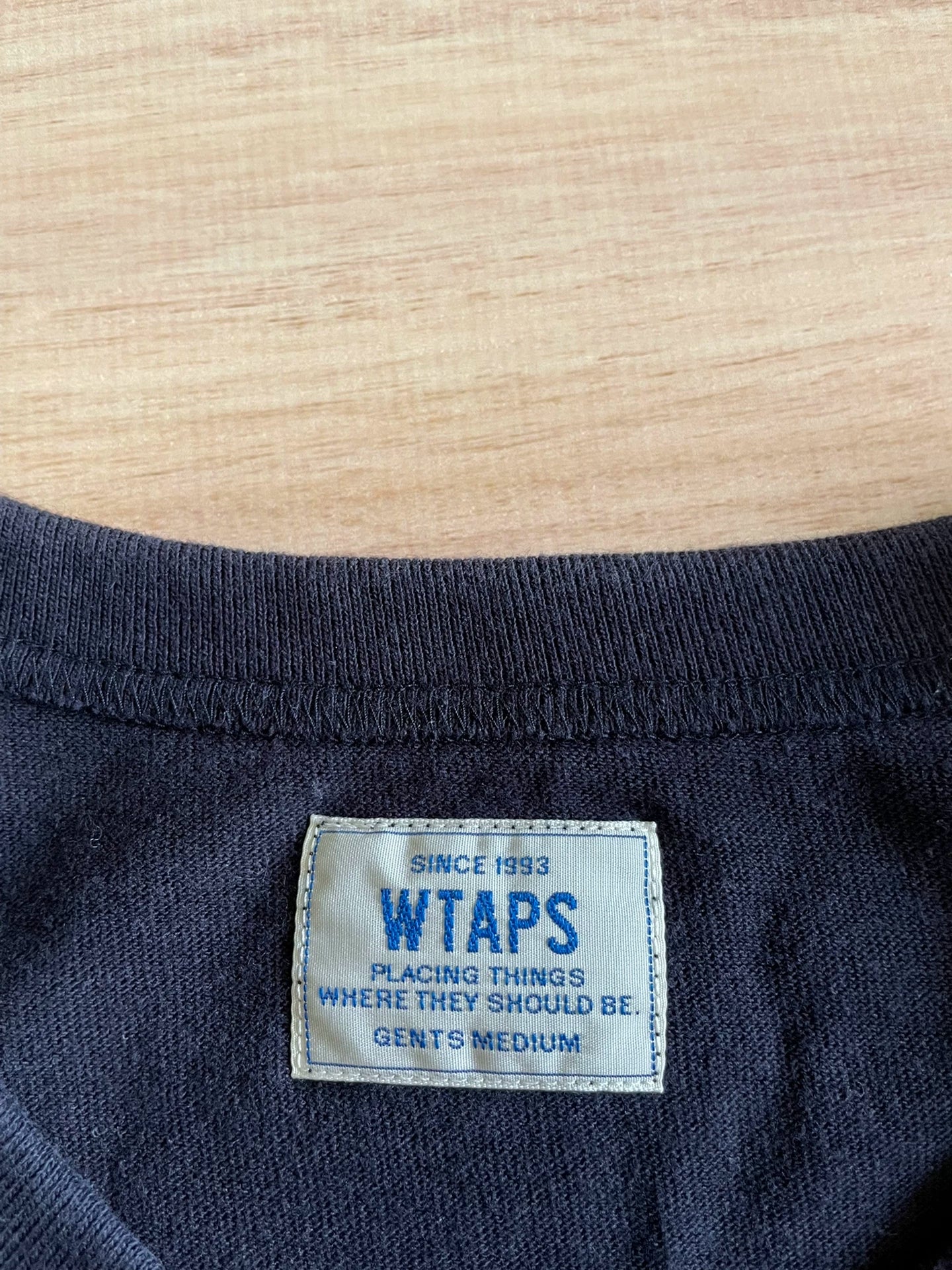 WTAPS 14SS Design Letter Print T-Shirt