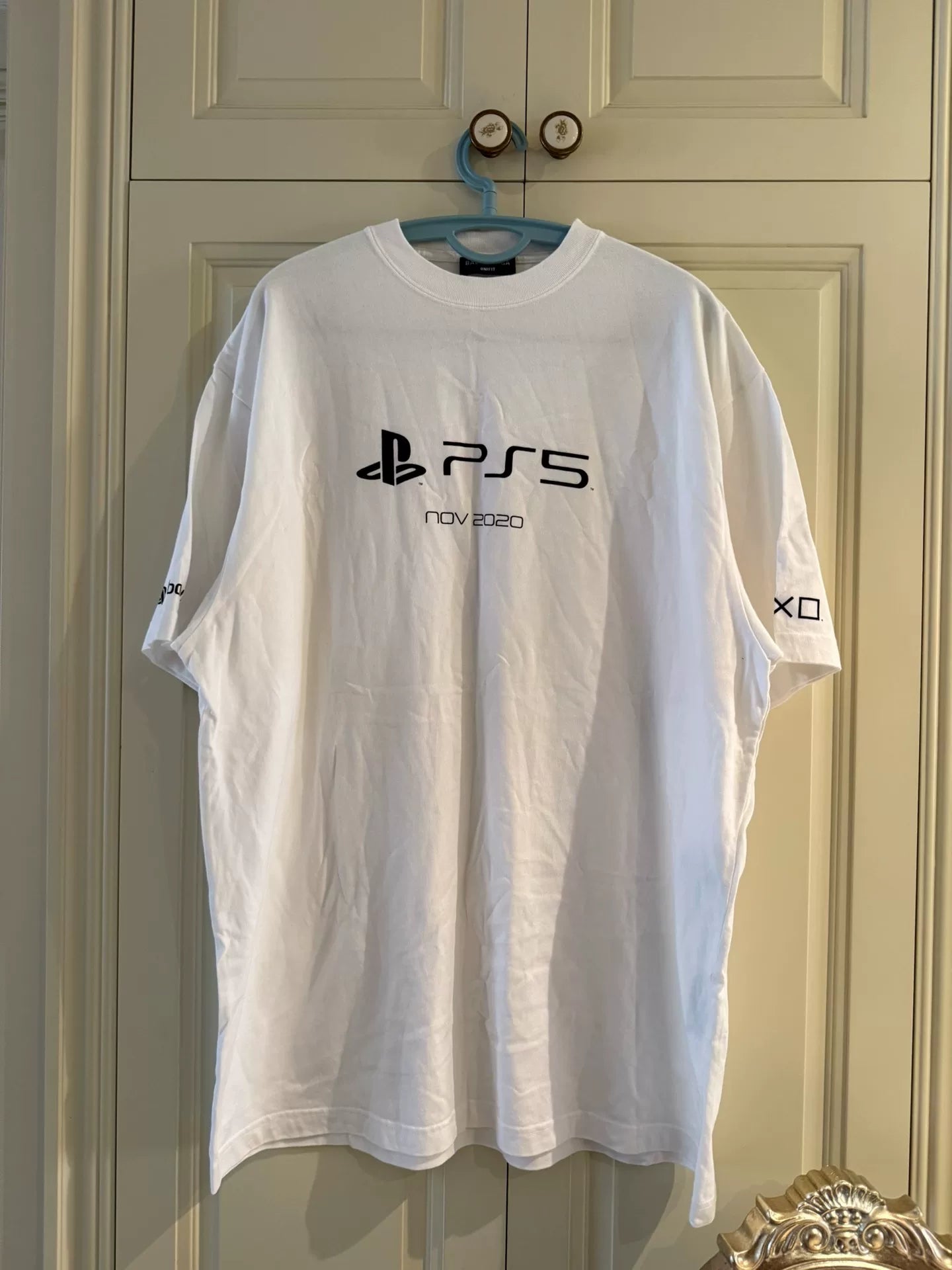 balenciaga x play station short sleeve shirt