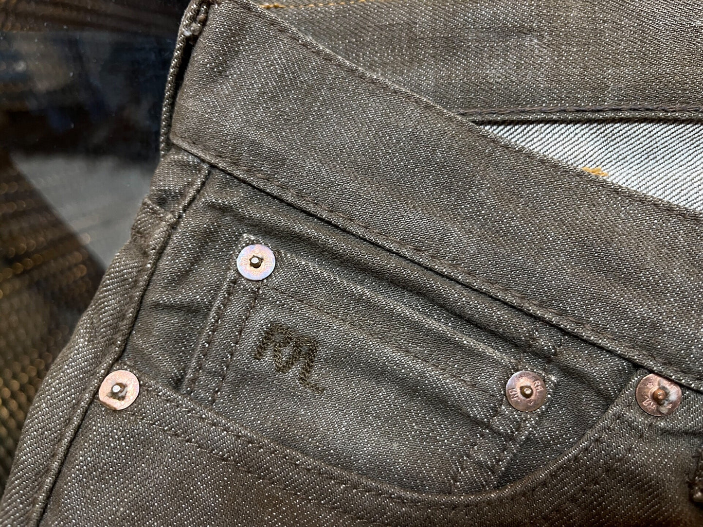 limited edition rrl denim pants