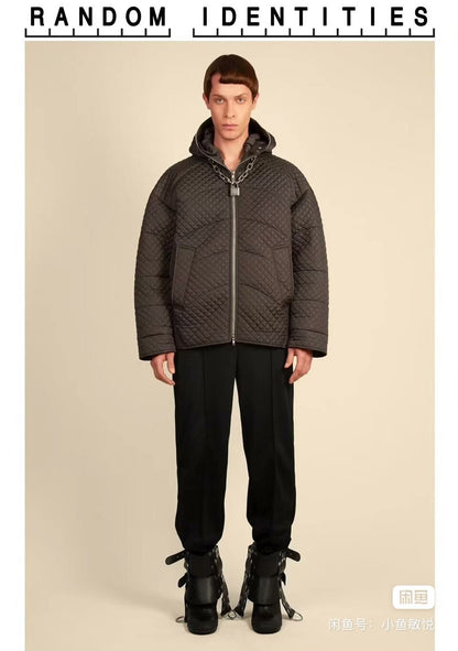 Random Identities Quilted Jacket