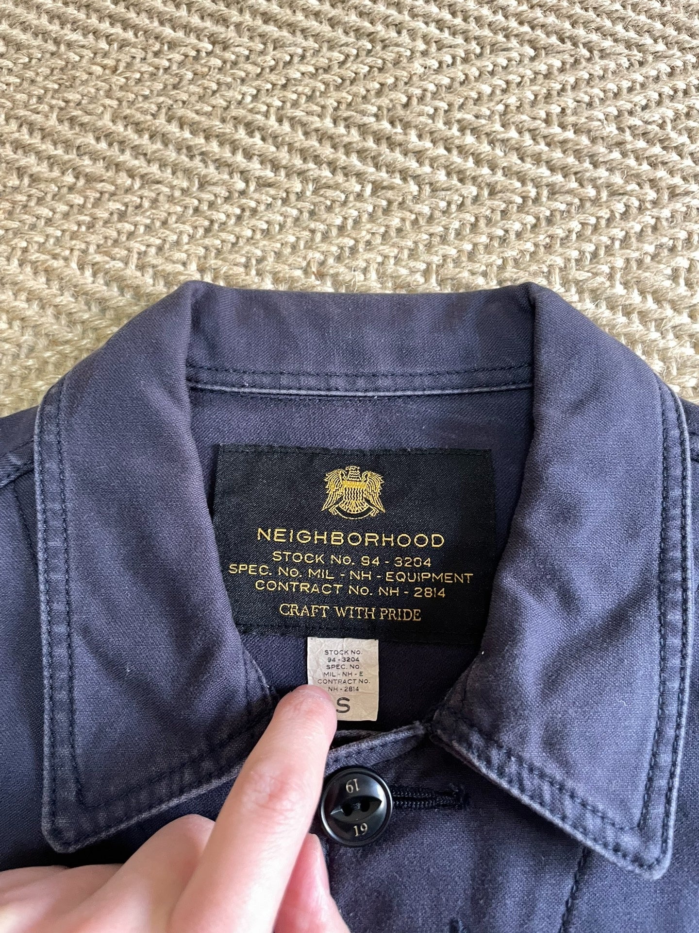 NEIGHBORHOOD BDU 4-Pocket Washed Utility Jacket