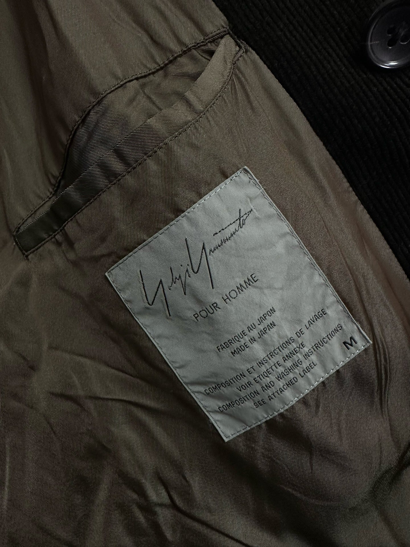 Yohji Yamamoto 1992AW Corduroy Hooded Coat